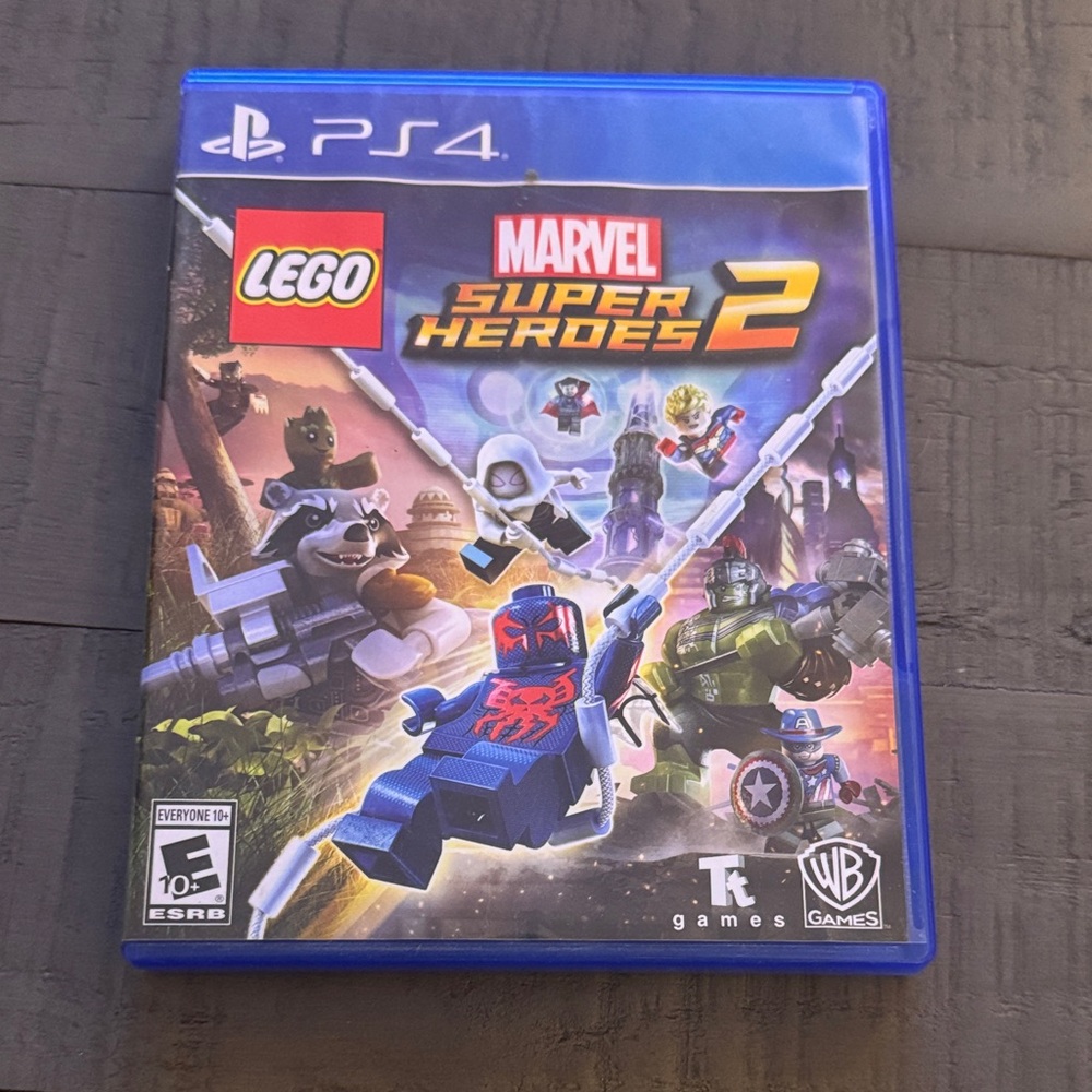 LEGO Marvel Super Heroes 2 PS4 Game - Blue Case